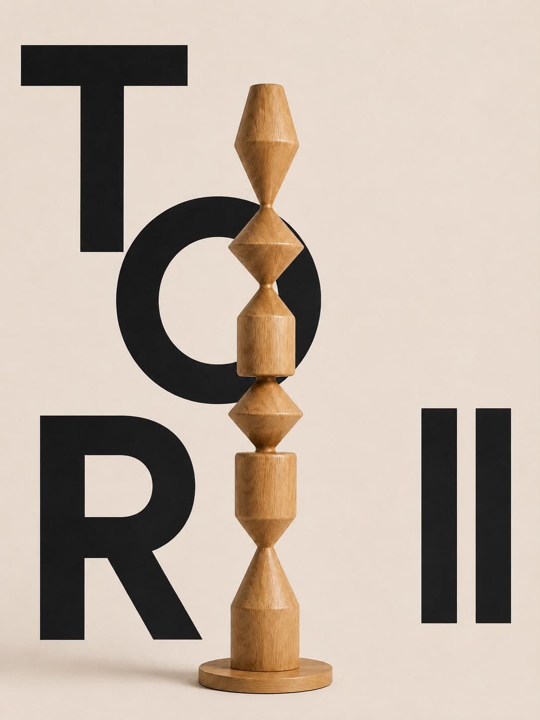 Hand-carved sculptural objects