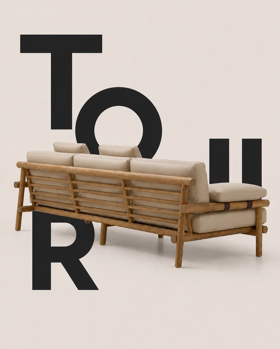 Sofas, upholstered and framed by hand